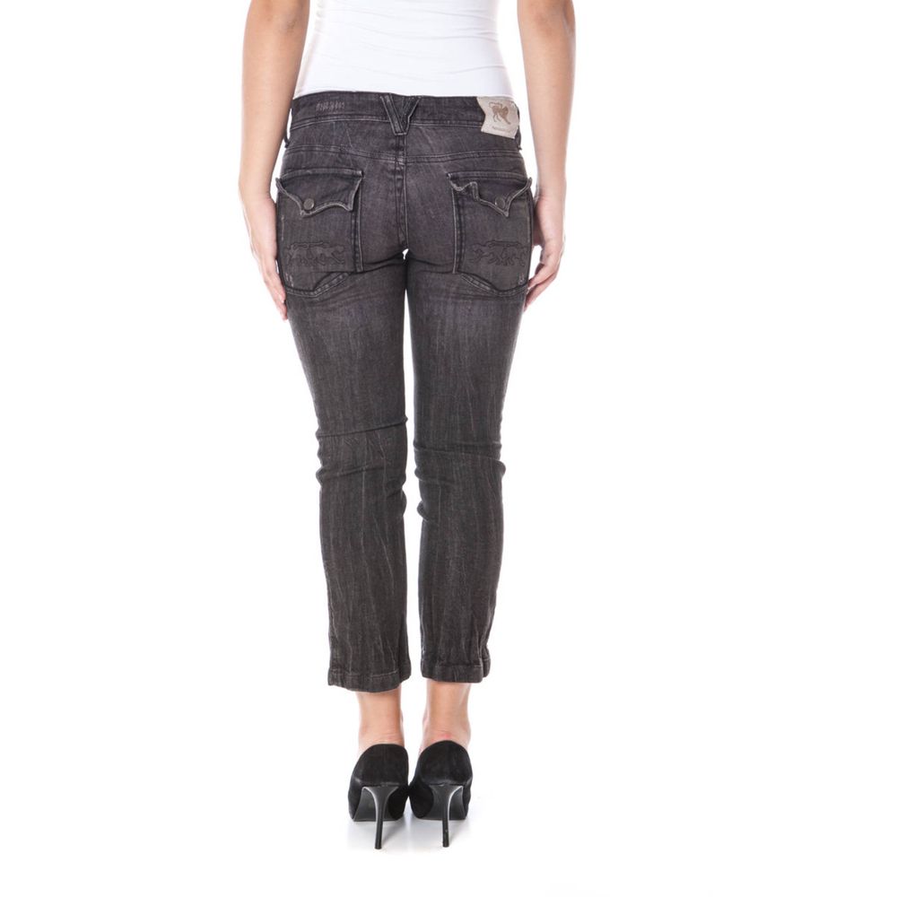 Parasuco Black Cotton Jeans & Pant
