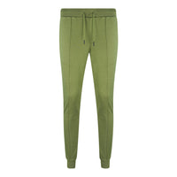 Plein Sport Lined Logo Green Sweatpants - Nova Clothing