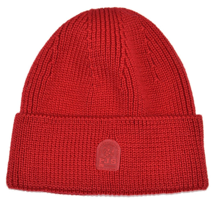Parajumpers Mens Plain Beanie Hat Red