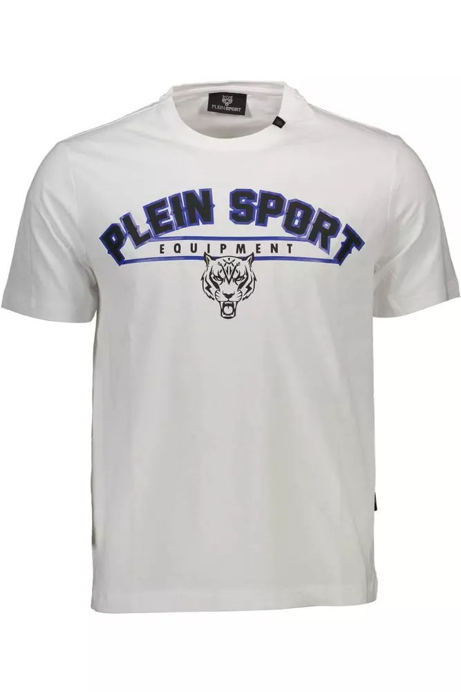 Plein Sport – Sportliches, elegantes T-Shirt mit Rundhalsausschnitt