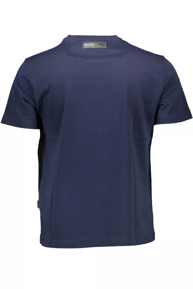 Plein Sport – Athletisches T-Shirt mit Rundhalsausschnitt und Logodetail, Blau