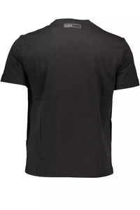 Plein Sport – Schickes T-Shirt aus Baumwolle mit Rundhalsausschnitt und ikonischem Aufdruck