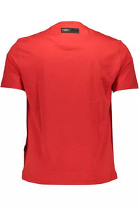 Plein Sport – Schickes rosa Logo-T-Shirt mit kontrastierenden Details