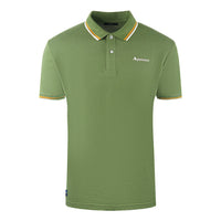 Aquascutum Mens Po002 06 Polo Shirt Army Green