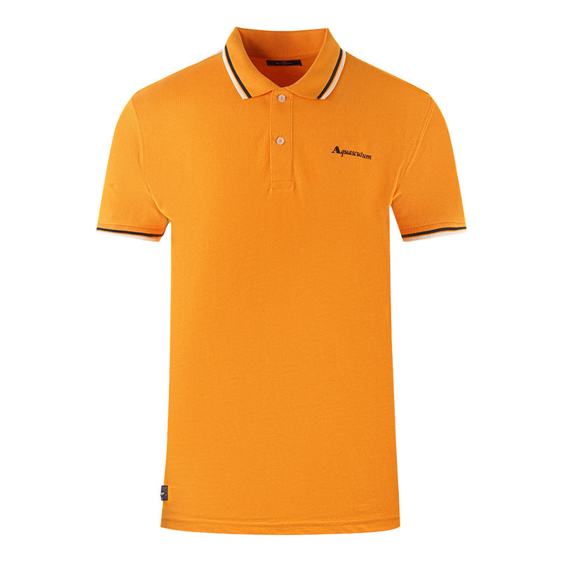Aquascutum Herren Po002 12 Poloshirt Orange