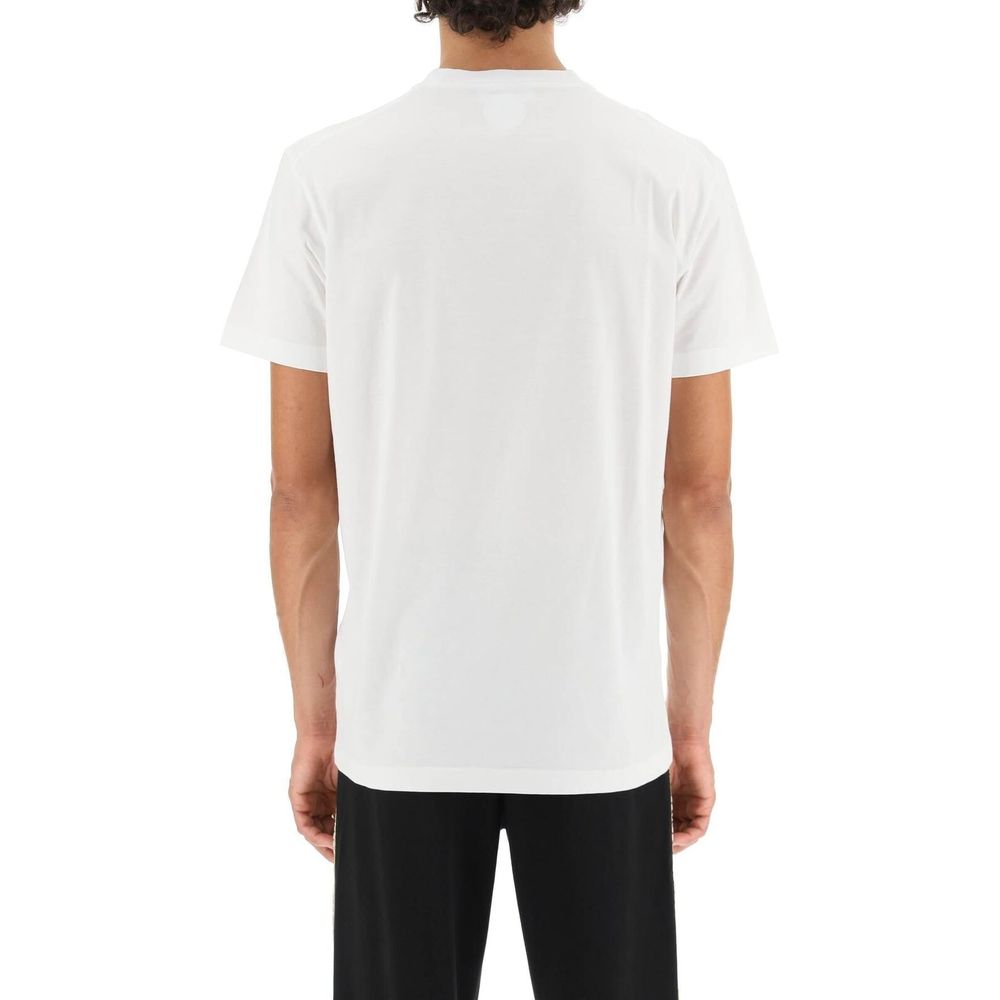Dsquared² Schickes weißes Baumwoll-T-Shirt mit Rundhalsausschnitt