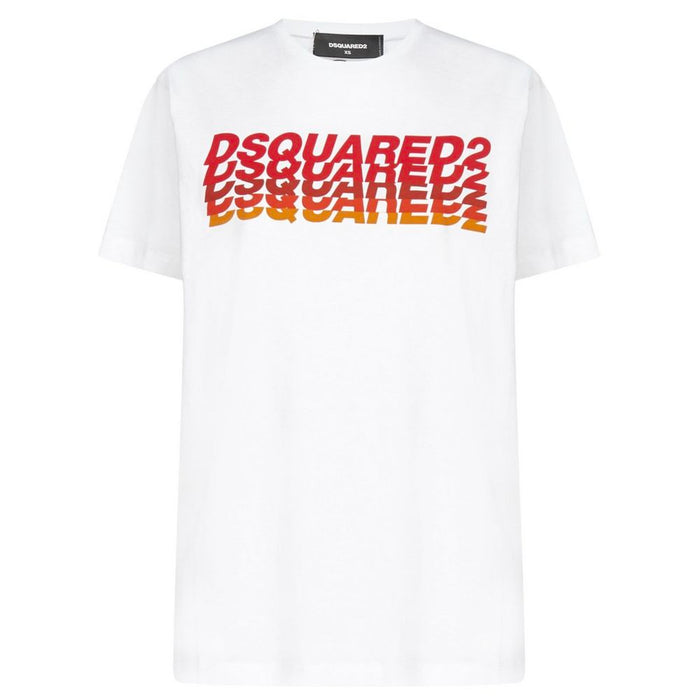 Dsquared² – Lässiges Baumwoll-T-Shirt mit charakteristischem Appeal