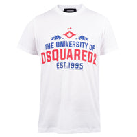 Dsquared² Baumwoll-T-Shirt mit Rundhalsausschnitt und grafischem Print