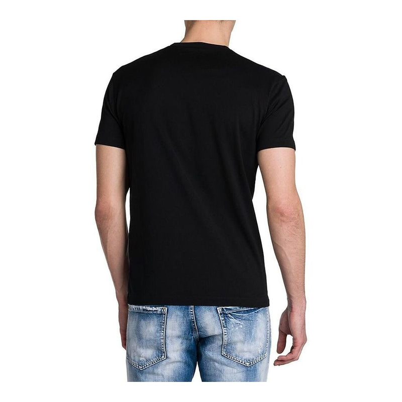 Dsquared² Schickes schwarzes T-Shirt mit Grafik für den modernen Mann