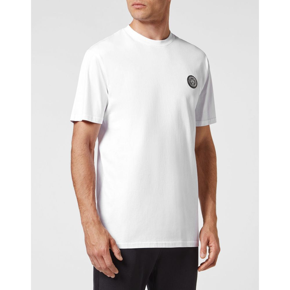 Plein Sport – Schickes Baumwoll-T-Shirt mit charakteristischen Details