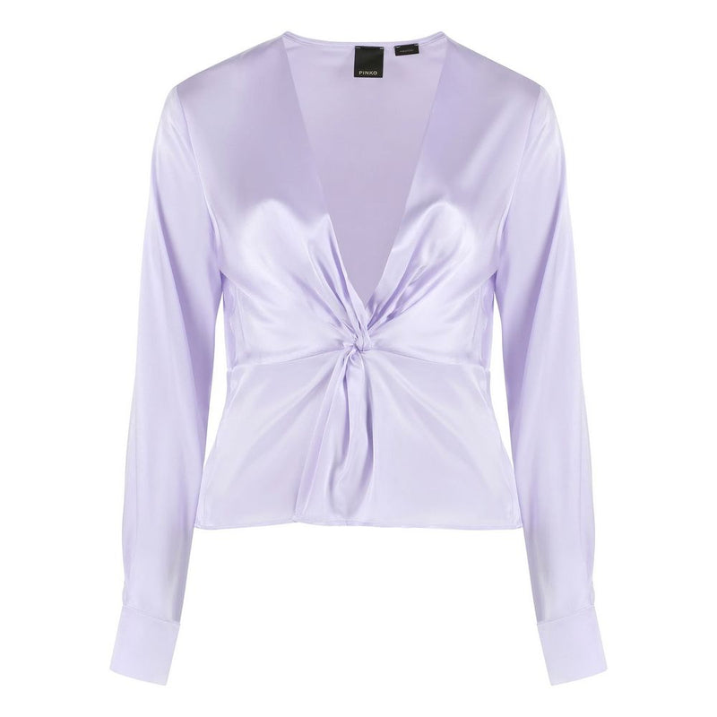 PINKO – Elegante Bluse aus Seide in Lila
