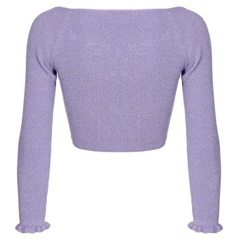 PINKO Purple Viscose Sweater