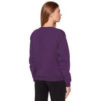 Moschino Purple Cotton Sweater