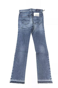 Jacob Cohen Elegante Slim-Fit-Jeans mit Fransen