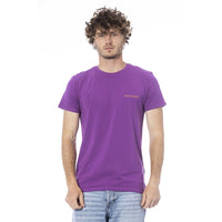 Trussardi Beachwear Purple Cotton T-Shirt