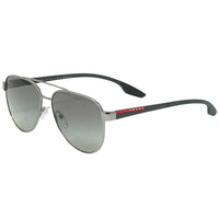 Prada Sport Mens Ps54Ts 5Av3M1 Sunglasses Silver