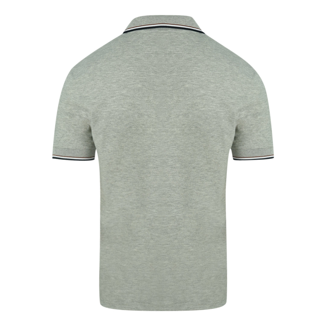 Aquascutum Herren Poloshirt Qmp010 94 Grau