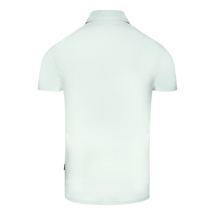 Aquascutum Mens Qmp021 01 Polo Shirt White
