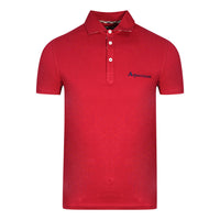 Aquascutum Mens Qmp021 32 Polo Shirt Red