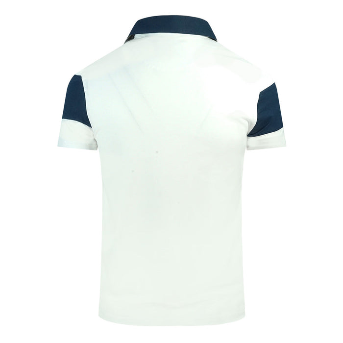 Aquascutum Mens Qmp030 01 Polo Shirt White