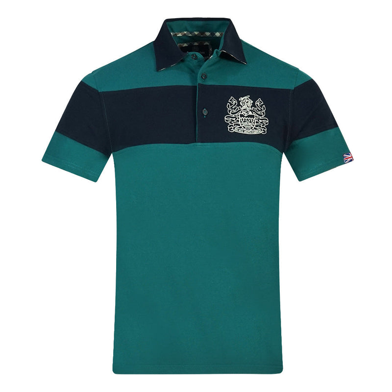 Aquascutum Herren Qmp030 32 Poloshirt Grün