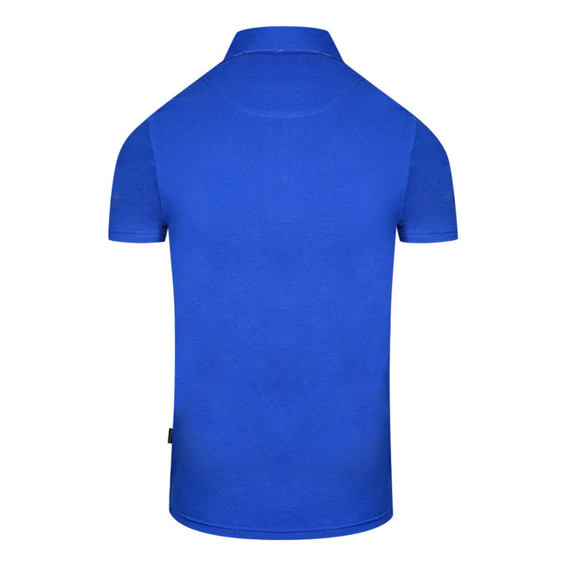 Aquascutum Mens Qmp040 81 Polo Shirt Blue