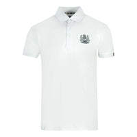 Aquascutum Mens Qmp050 01 Polo Shirt White