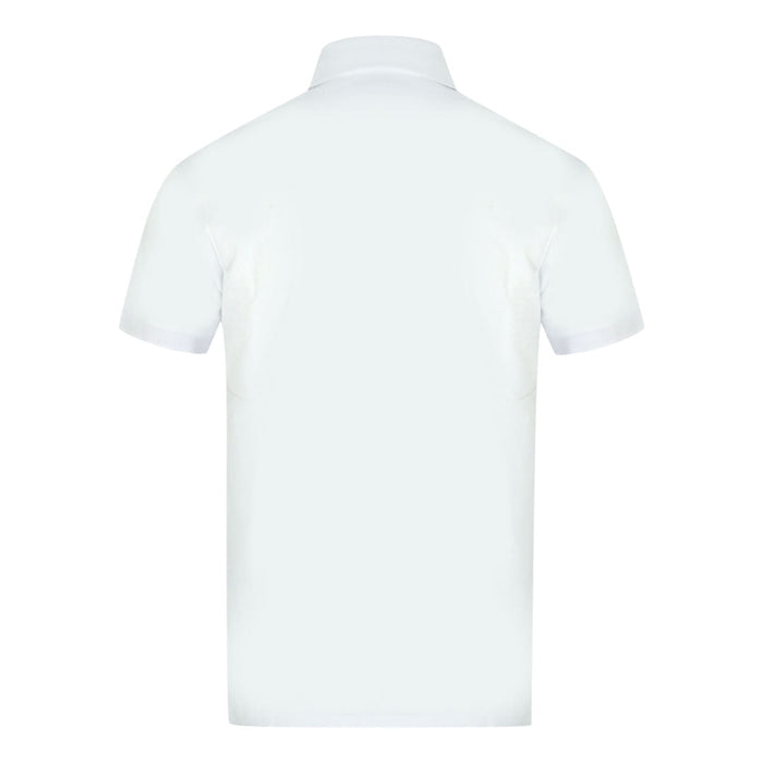 Aquascutum Mens Qmp050 01 Polo Shirt White