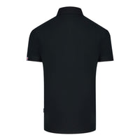 Aquascutum Mens Qmp050 99 Polo Shirt Black