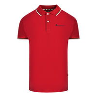 Aquascutum Mens Qmp051 52 Polo Shirt Red