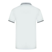 Aquascutum Mens Qmp052 01 Polo Shirt White