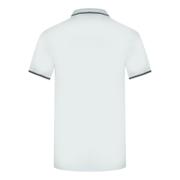 Aquascutum Herren Qmp052 01 Poloshirt Weiß