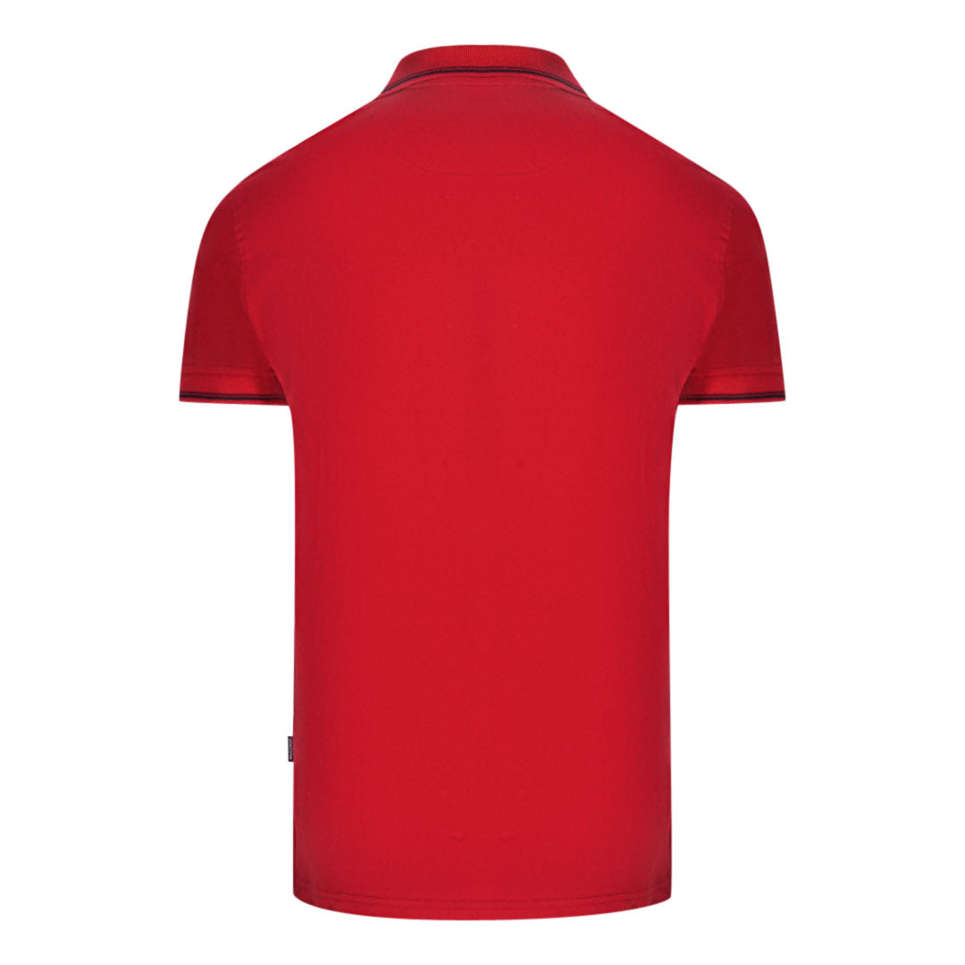 Aquascutum Mens Qmp052 52 Polo Shirt Red