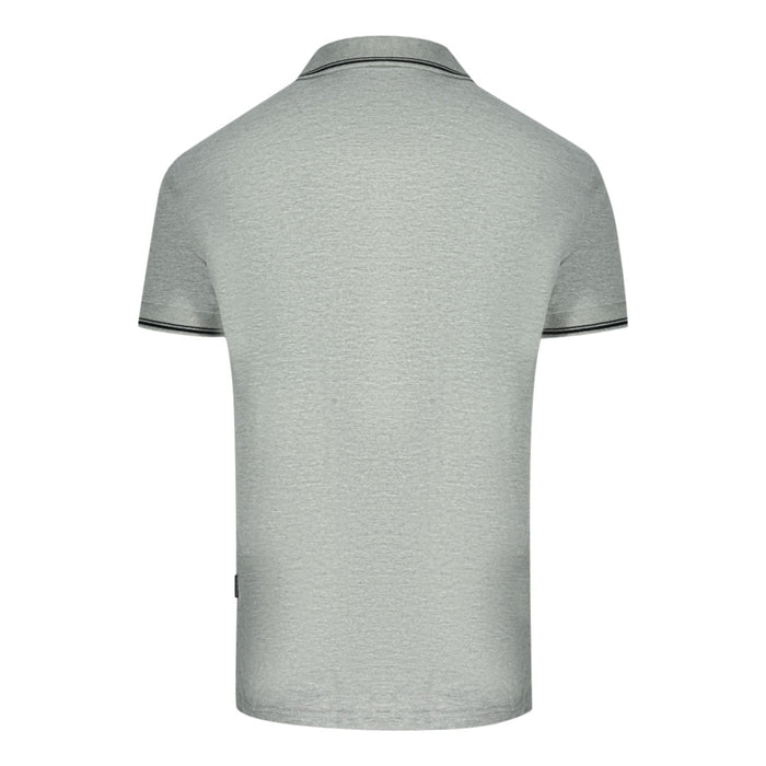 Aquascutum Mens Qmp052 94 Polo Shirt Grey