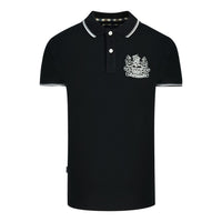 Aquascutum Mens Qmp052 99 Polo Shirt Black