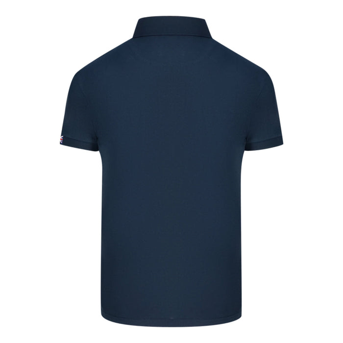 Aquascutum Mens Qmp053 85 Polo Shirt Navy