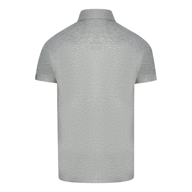 Aquascutum Mens Qmp053 94 Polo Shirt Grey