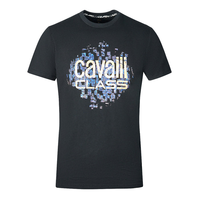 Cavalli Class Mens Qxt61X Jd060 05051 T Shirt Black