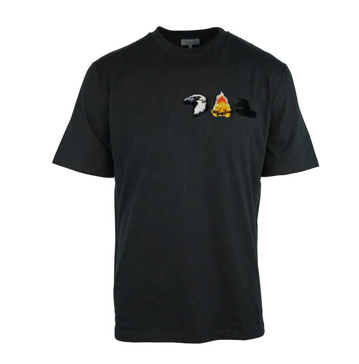 Lanvin Herren RMJE0033A18 10 T-Shirt Schwarz