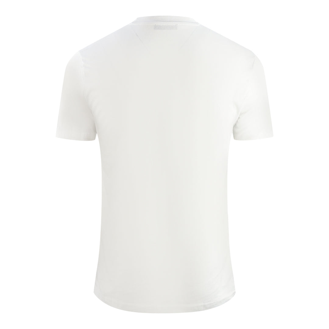 Cavalli Class Herren Rxt60F Jd060 00053 T-Shirt Weiß