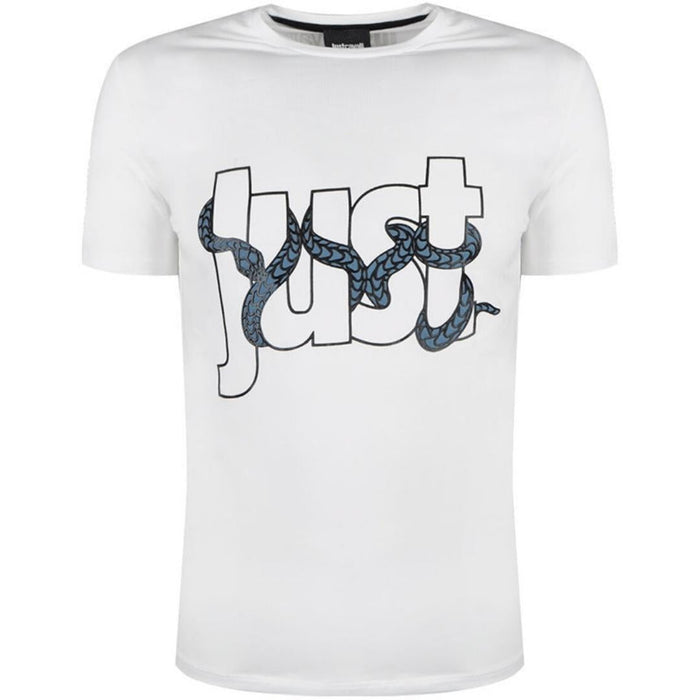 Just Cavalli Mens T Shirt S01Gc0283 100 White