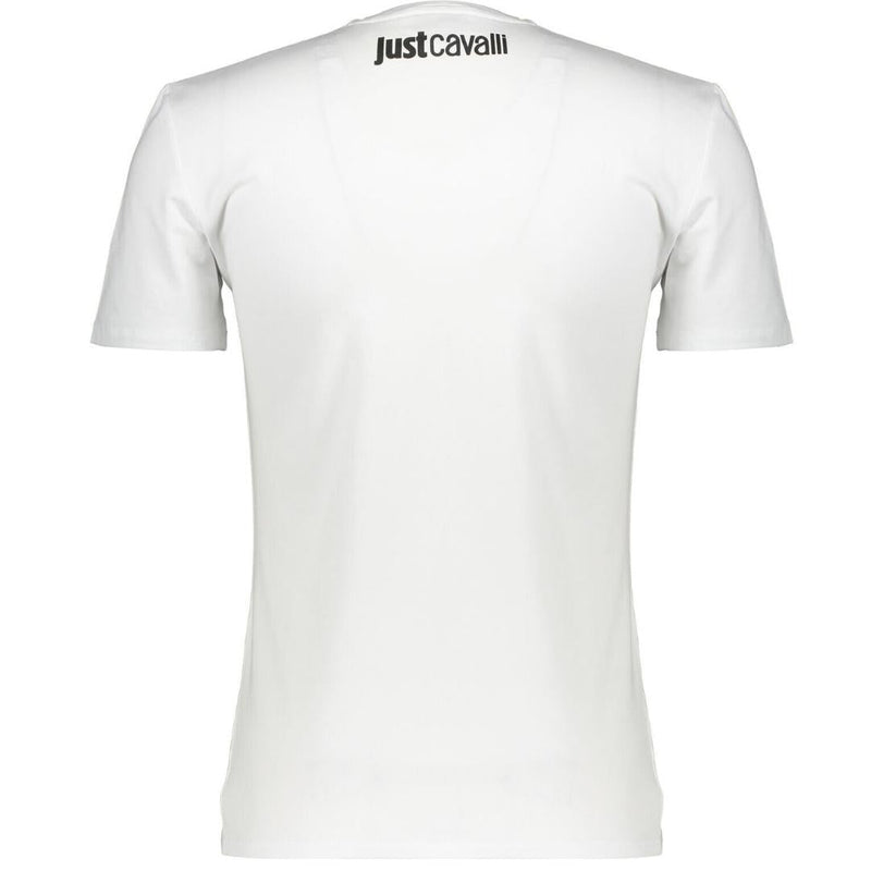 Just Cavalli Herren T-Shirt S01GC0283 100 Weiß