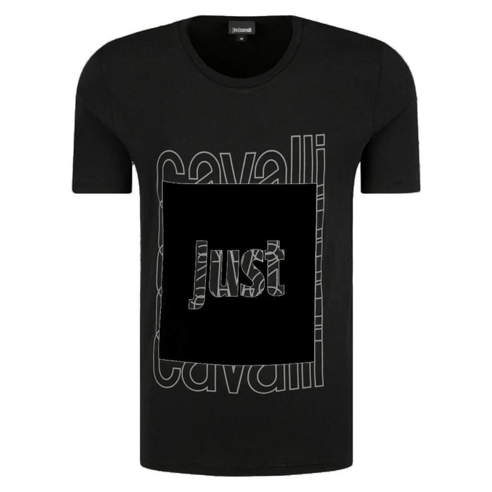 Just Cavalli Herren T-Shirt S01GC0513 900 Schwarz