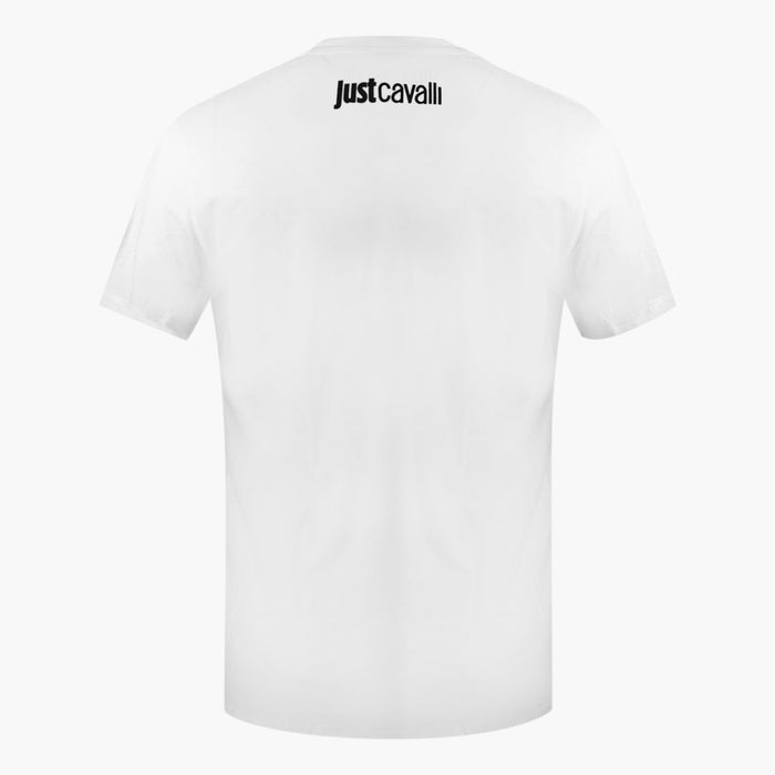 Just Cavalli Herren S03GC0514 100 T-Shirt Weiß