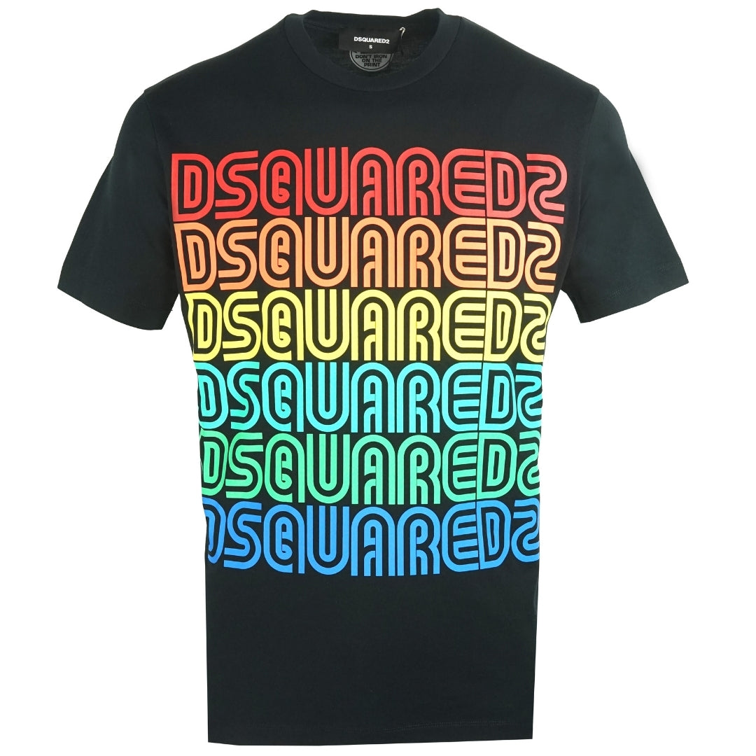 Dsquared2 Mens T Shirt S71Gd0876 900 Black