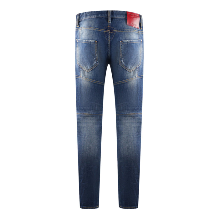 Dsquared2 Mens Jeans Tidy Biker S71Lb0873 S30342 470 Blue