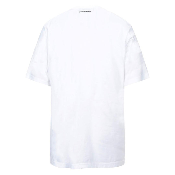 Dsquared2 Herren T-Shirt S74Gd0569 100 Weiß