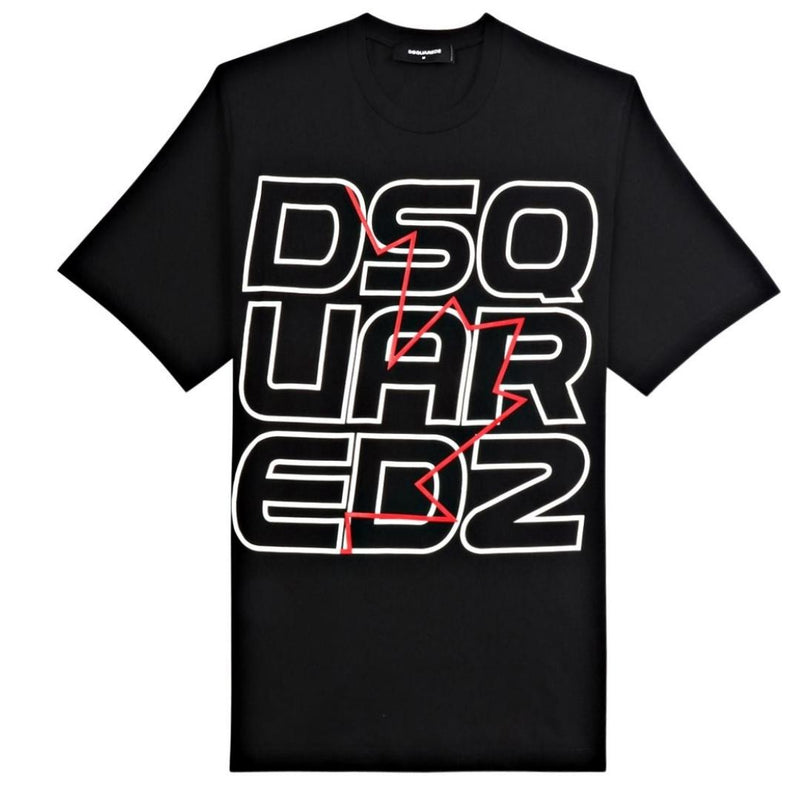 Dsquared2 Herren T-Shirt S74Gd0815 900 Schwarz