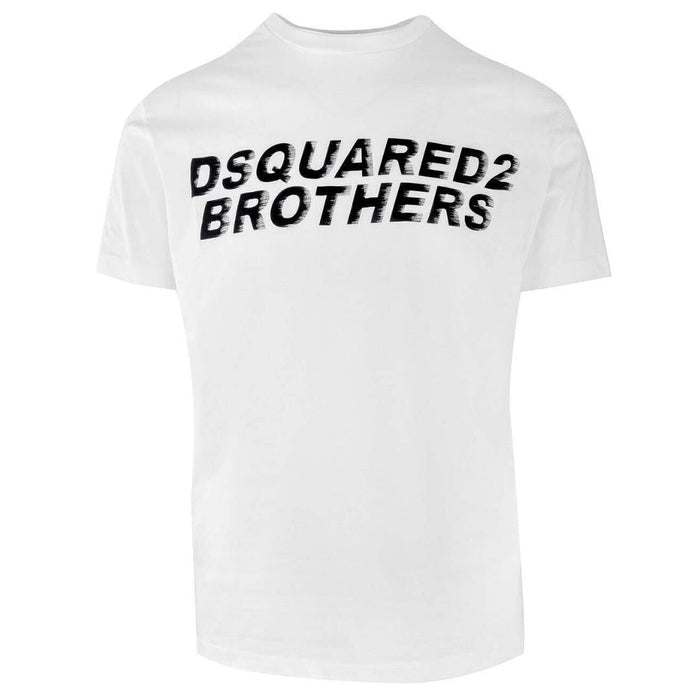 Dsquared2 Herren T-Shirt S74Gd0825 100 Weiß