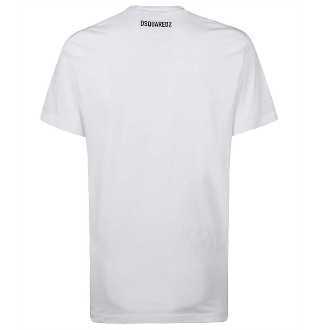 Dsquared2 Herren T-Shirt S74Gd0840 100 Weiß